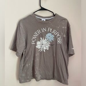 Nike Brown/Grey Graphic T-Shirt